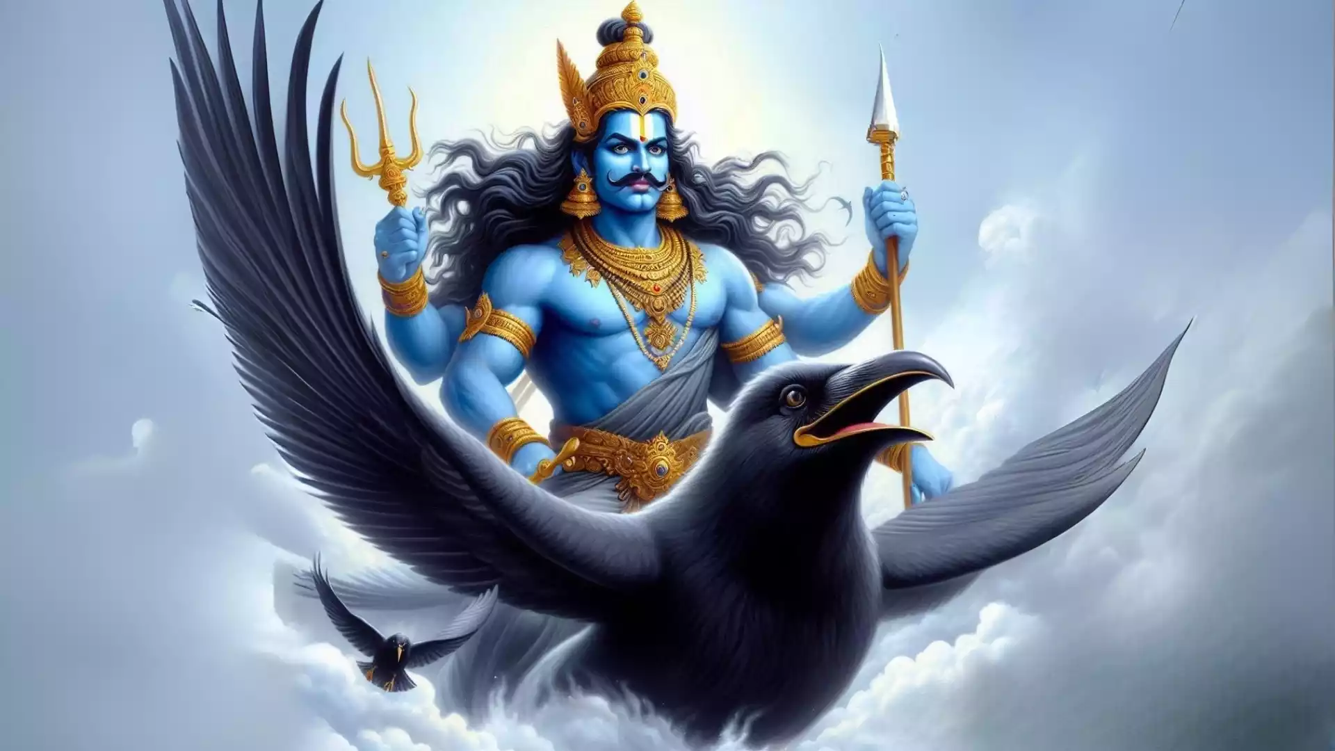 शनि-देव-की-वक्र-दृष्टि-और-गंभीर-तेज