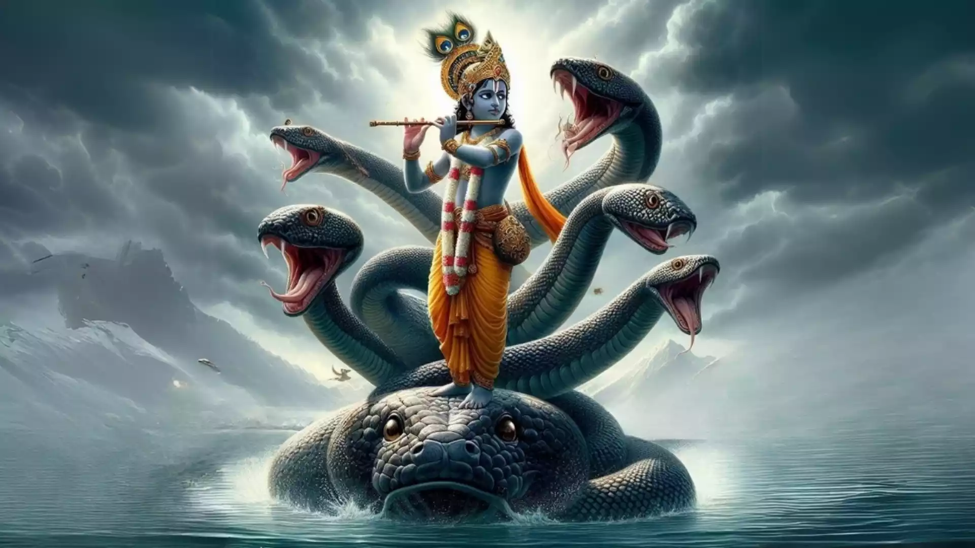 श्री-कृष्ण-ने-कालिया-नाग-को-दंडित