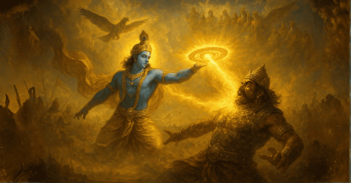 Read more about the article नरकासुर वध कथा: श्री कृष्ण और नरकासुर का महायुद्ध | दिवाली से जुड़ी पौराणिक कहानी