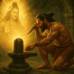 Read more about the article शिवलिंग पर पैर रखने वाले भक्त की अद्भुत कहानी: कन्नप्पा नयनार का अपार प्रेम