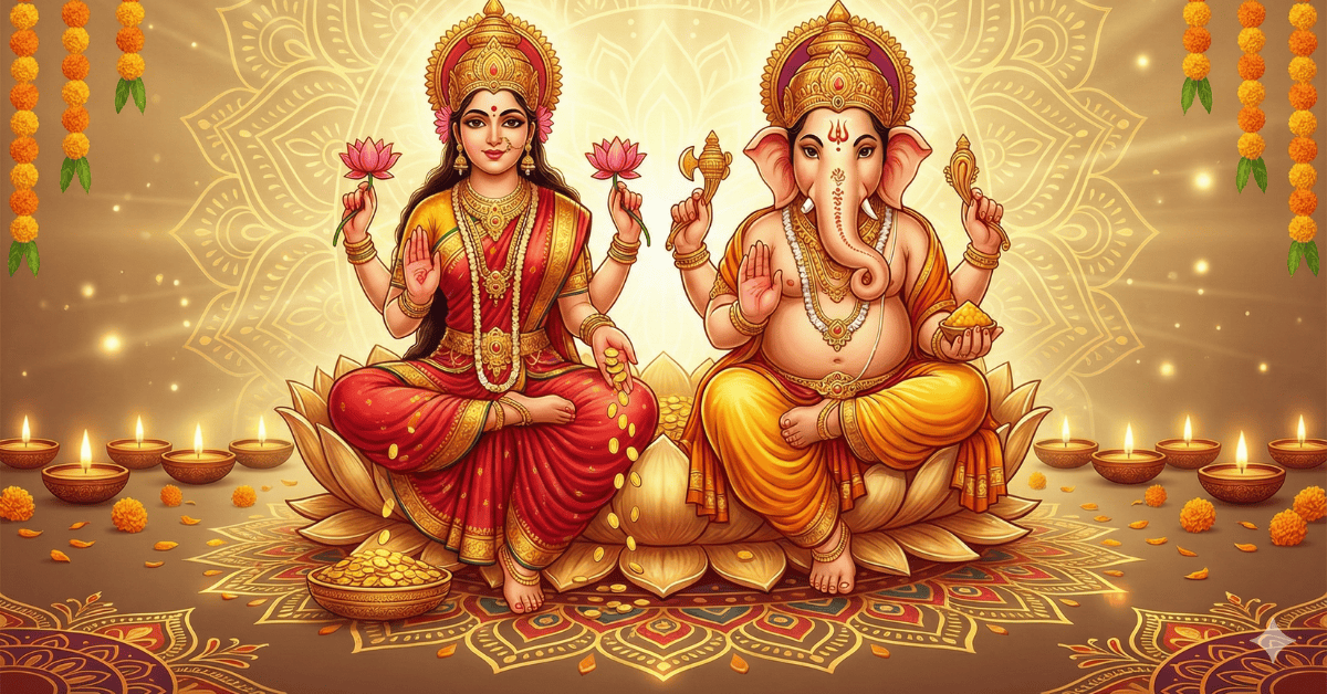 You are currently viewing क्यों पूजा होती है लक्ष्मी जी की गणेश जी के साथ? | पौराणिक कथा और महत्व