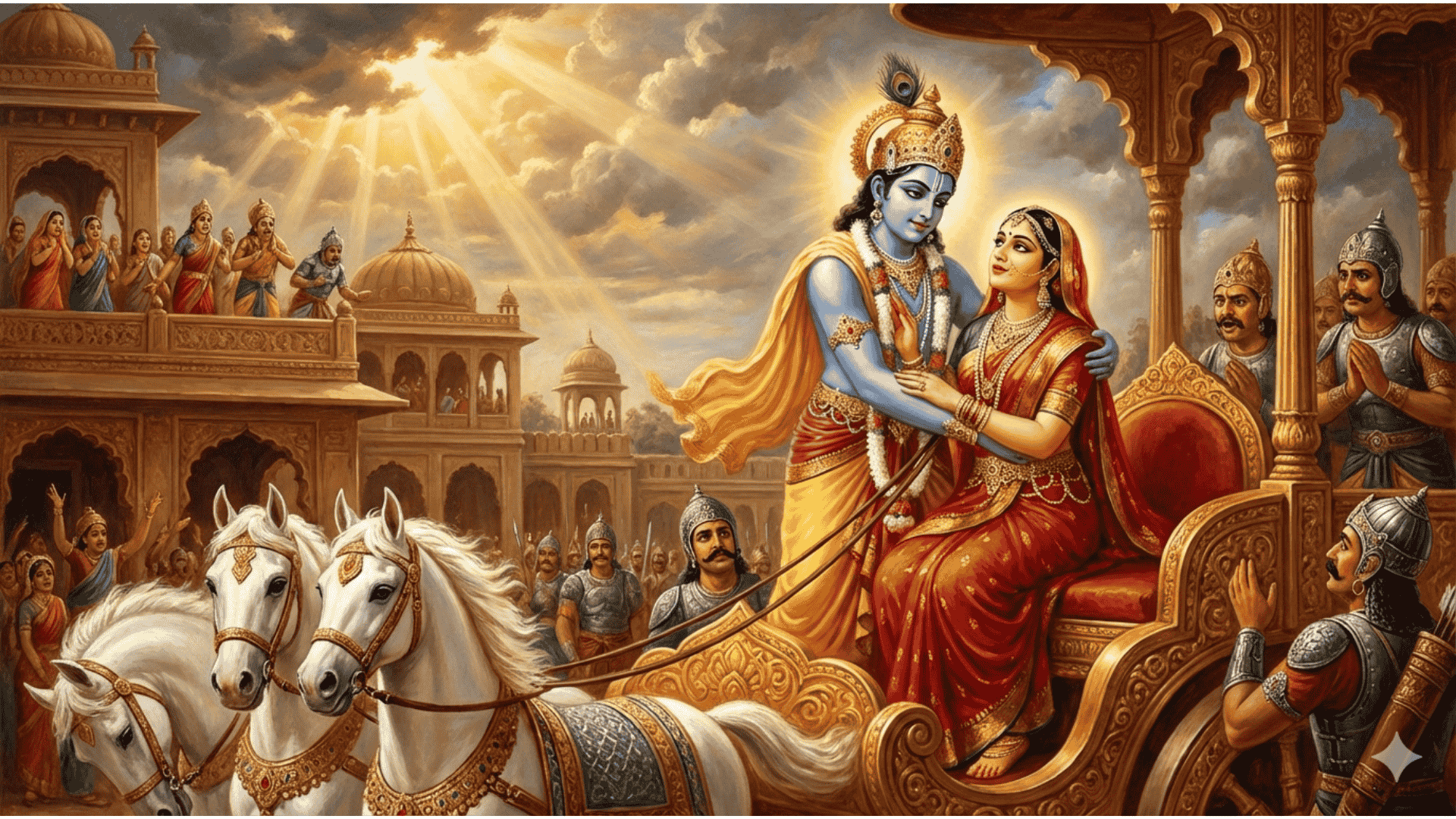 Read more about the article श्री कृष्ण द्वारा रुक्मिणी हरण की सम्पूर्ण कहानी | Rukmini Haran