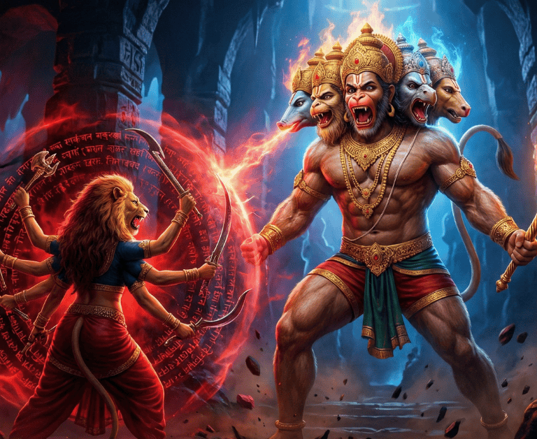 हनुमान-और-निकुंभला-देवी-का-युद्ध