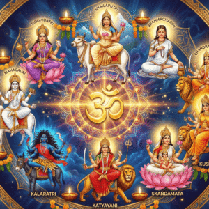 Read more about the article माँ दुर्गा के 9 अवतारों का अर्थ | नवरात्रि का पूर्ण रहस्य 2025