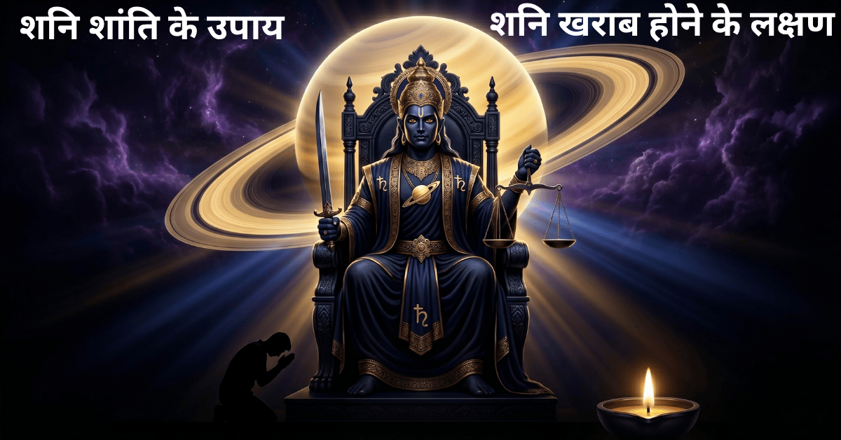 You are currently viewing शनि शांति के उपाय | शनि खराब होने के 7 लक्षण और समाधान