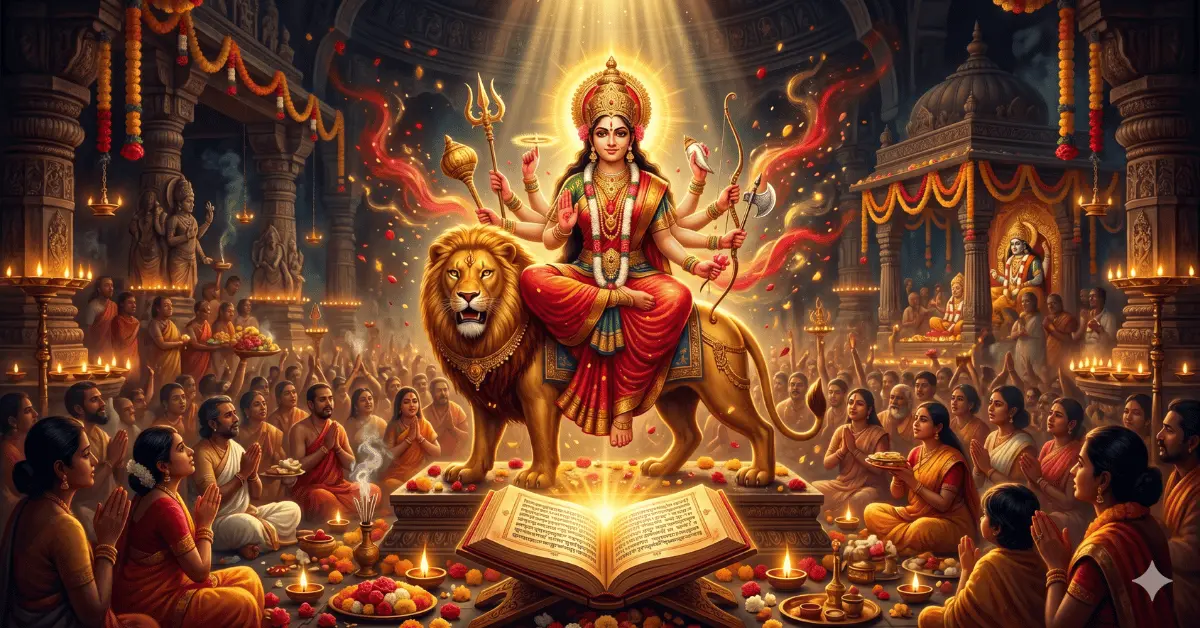 You are currently viewing दुर्गा सप्तशती पाठ के चमत्कारी लाभ | महत्व और फायदे